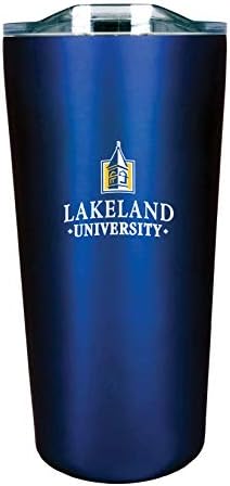 The Fanatic Group Lakeland College Double Walled Soft Touch Tumbler, Design-1 - Blue