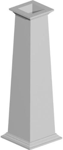Fypon CWKT86037 12" Bottom x 8" Top x 48" Height Tapered Plain Column Wrap