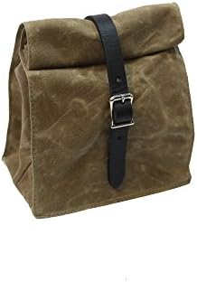 Lunch Tote - Waxed Canvas - Field Tan - Made in USA