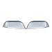 E-Autogrilles Triple Chrome Plated ABS Top Upper Half Mirror Cover for 11-14 Ford Edge / 11-15 Lincoln MKX (65-0311)