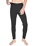 BALEAF Men’s Heavyweight Thermal Underwear Pants Fleece Lined Long Johns Baselayer Bottom