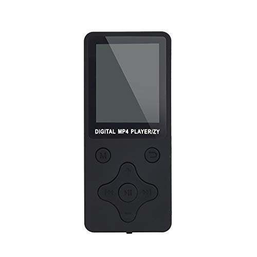 MP3 Player, SIN+MON 2019 Fashion Portable MP3 Lossless Sound Ultra Slim Music Player with Radio, Voice Recorder, Video Play, Text Reading, 80 Hours Playback and 32G Memory Cardã€Ship from USAã€‘ (Black)