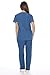 Just Love Women's Scrub Sets Six Pocket Medical Scrubs (V-Neck With Cargo Pant), Carribean Blue, Medium