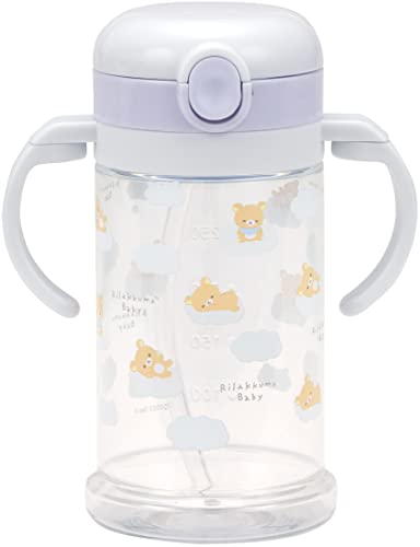 スケーター(Skater) ベビー用 マグカップ リラックマ ベビー 370ml ストロー付き コップ 女の子 KSHW2N-A