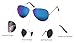 Wodison Vintage Mirrored Sunglasses for Adults Women Men Reflective Lens Metal Frame
