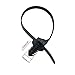 S SYDIEN 30Pcs Black Fir Tree Nylon Push Mount Cable Zip Tie Heavy Duty 8.27