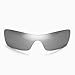 Walleva Titanium Mirror Coated Polarized Replacement Lenses for Oakley Batwolf (OO9101 Series) Sunglasses
