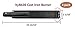 VICOOL 15 3/16 Inch Cast Iron Burner Pipe Replacement for Jennair 720-0061, 720-0062, 720-0063, Nexgrill 720-0671,Charbroil, Set of 3