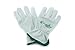 Heavy Duty Goatskin Leather Gardening Work Gloves for Men and Women (M)