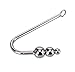 Beauty7 Premium Stainless Steel Anal Hook Bondage Hook with 1.2″ Triple Ball End for BDSM Rope Anus Butt Plug Hook Unisex Fetish Game Sex Toythumb 1