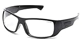 Pyramex Furix Safety Glasses, Black Frame/Clear Anti-Fog