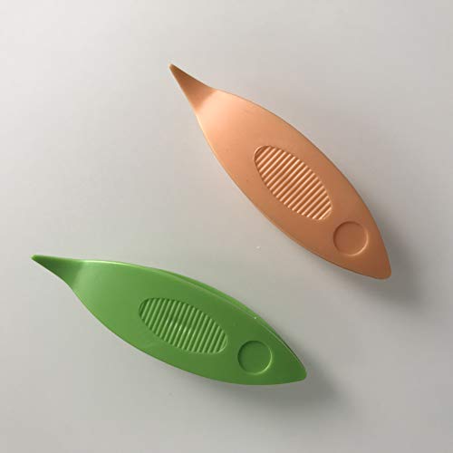 Tcplyn Premium Quality 2Pcs Tatting Shuttles Plastic for Hand Lace Making Craft Tool-Random Color