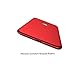 Compatible with iPhone 8 Plus Case - All-around Protective Cover Thin Slim Fit [Non-Slip] Dual Layer Hard Case With Tempered Glass Screen Protector (Red)