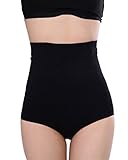 Shymay Women's Shapewear Hi-waist Full Brief Firm Control Tummy Slimming, Black, Tag size L/XL1=US size X-Large