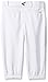 Easton PRO+ KNICKER Baseball Pant, Youth, Medium, White/Black (A167106)