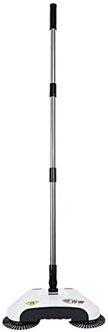 HEVENSA - Sweeping Machine Stainless Steel Push Type Hand Push Broom Dustpan Handle Household Cleaning Package Hand Push Sweeper Mop