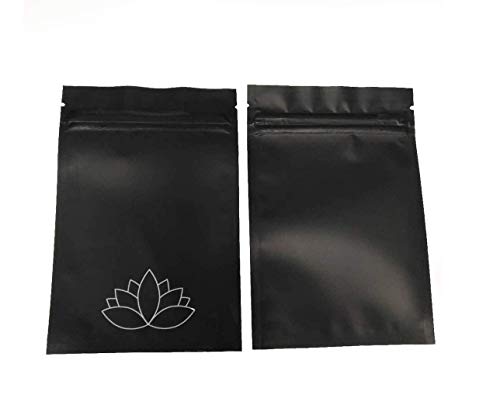 JS Studios Premium Smell Proof Bags | 4x6 Black airtight Odor resistant container | Medical grade zi - //coolthings.us