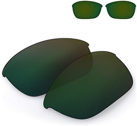 Leobuys Polarized Replacement Lenses for Oakley Half Jacket 2.0,one size (Emerald Green Mirrorshield)