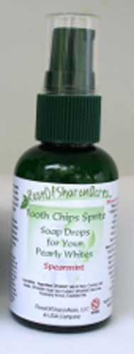 Tooth Cleaner, Organic Tooth Soap, Natural Toothpaste, Cleaning Teeth (Spearmint with Xylitol &amp; Neem, 2 oz)