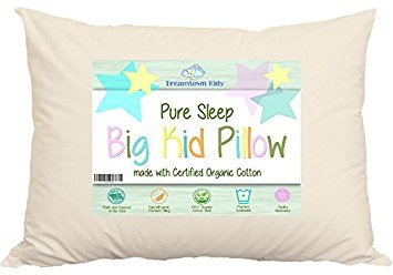 Bed Pillow For Growing Kids Not Quite Ready For An Adult Size