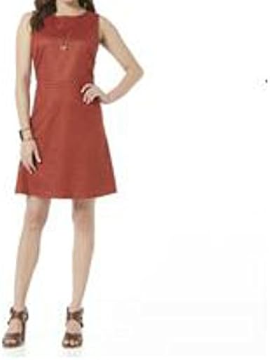 ladies red skater dress