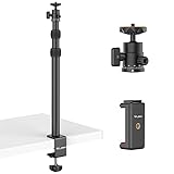 VIJIM Camera Desk Mount Stand, Extendable Up to 125
