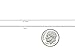 Honolulu Jewelry 14K Real Solid White Gold 0.5mm or 1mm Box Chain Necklace, 16