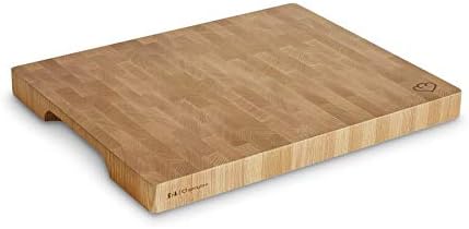 Oak Cutting Board Erik, Wooden Chopping Board and Serving Plate incl. Care Instructions 40 x 50 x 4 cm