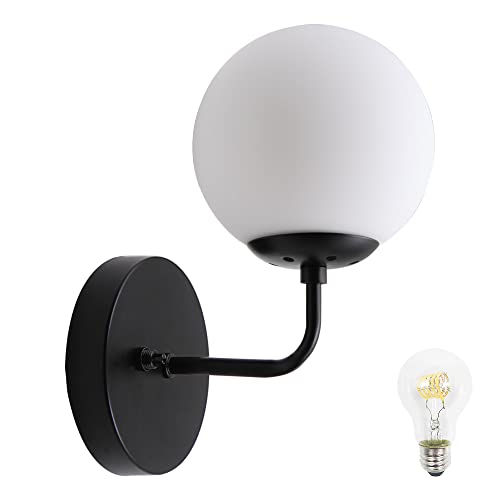 Photo 1 of Facon 12V RV Dinette Wall Sconce with 1 X E26 Replaceable Bulb (Bulb Included), LED Wall Light with Glass Shape and Switch, 12Volts DC Interior Light for RV, Motorhome, 5th Wheel, Camper