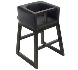 leather baby high chair