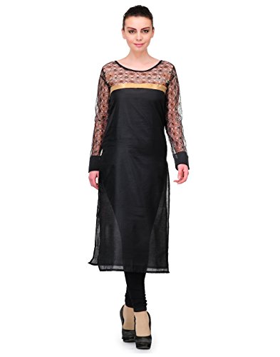 Cenizas women s indian tunic top raw silk kurti large b…