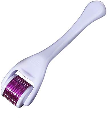 Cosmetic Tool Kit,illuMMW 0.5-3.0mm Portable Titanium Micro Needle Derma Roller Anti Wrinkles Skin Care - White 0.5mm
