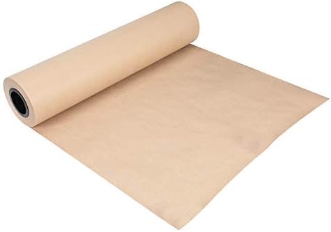 Kraft Paper Jumbo Roll, 17" x 2100" (175 ft), for Gift Wrapping, Art, Craft, Postal, Packing, Shipping, Floor Protection, Flower Decoration, Dunnage, Parcel, Table Runner, 100% Recycled Material