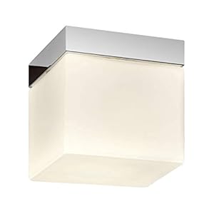 Astro Sabina Square, Badkamer Plafondlamp in Gepolijst Chroom – Ontworpen in Groot-Brittannië – Dimbaar IP44 Gewaardeerd…