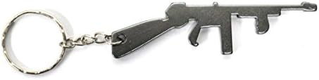 Gray Tommy Gun Keyring/Bottle Opener