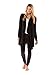 Barefoot Dreams Women's CozyChic Lite Calypso Wrap (Black, Small / Medium)