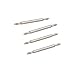 Xuexy 14mm Pebble Time Round Milanese Wire Mesh Stainless Steel Watch Band Strap Replacement Bracelet, Silver