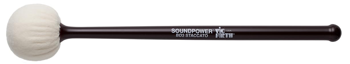Vic FIrth - Soundpower® Bass Drum Beater BD3 - Staccato - Single Beater — image 1
