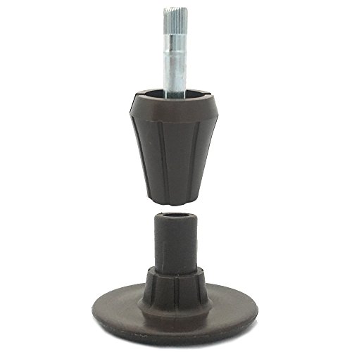 Home Paradise Steel Stem Plastic Bed Frame Feet Sturdy Bed Frame Legs Set of 4 Protect