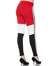 ITSALLLEGGINGS Leggings ultra suaves, elásticos, transpirables y cómodos de cintura alta a rayas