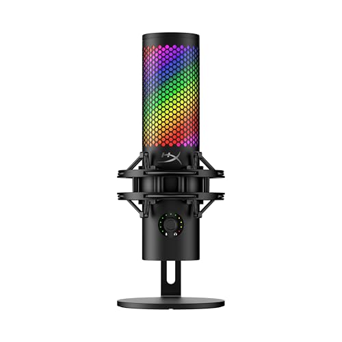 HyperX QuadCast 2 S USB-Mikrofon mit 32 Bit/192 kHz Audioqualität