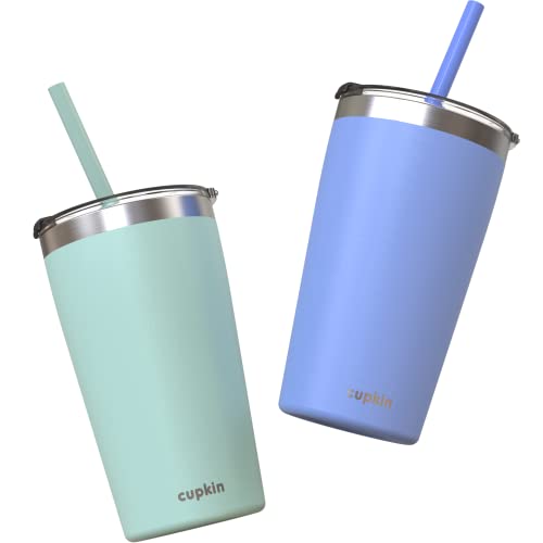 CUPKIN Toddler Tumblers The Original 12 oz Stackable Stainless Steel