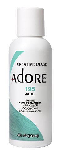 Adore Semi-Permanent Haircolor #195 Jade 4 Ounce (118ml) (2 Pack)