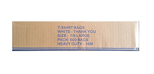 Purple Flower Thank You Plastic Heavy Duty Shopping Bags - 500 pcs/case - Thumbnail 3