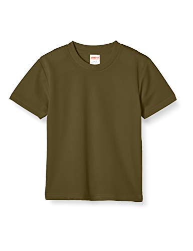 [ユナイテッドアスレ] 4.1oz ドライアスレチックTシャツ キッズ 590002 OD 140