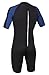 Lemorecn Wetsuits Mens Premium Neoprene Diving Suit 3mm Shorty Jumpsuit(3035,2XL)