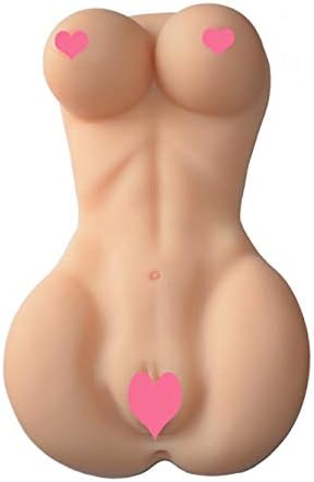 Men's Health Care Lifelike Woman Body Torso Love Doll 3D Silicone Body Love Dolls for Men - Friends - Boyfriend - Couples - Birthday Gifts 12 lbs