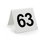 New Star Foodservice 27570 Double Side Plastic Table Numbers, 51-75, 3
