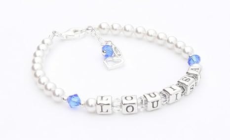 childrens christening bracelet