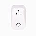 HEANTTV S20 wifi Wireless Remote Control Switch Smart Timer US Plug Smart Home Power Socket Via App Phone White (S20)